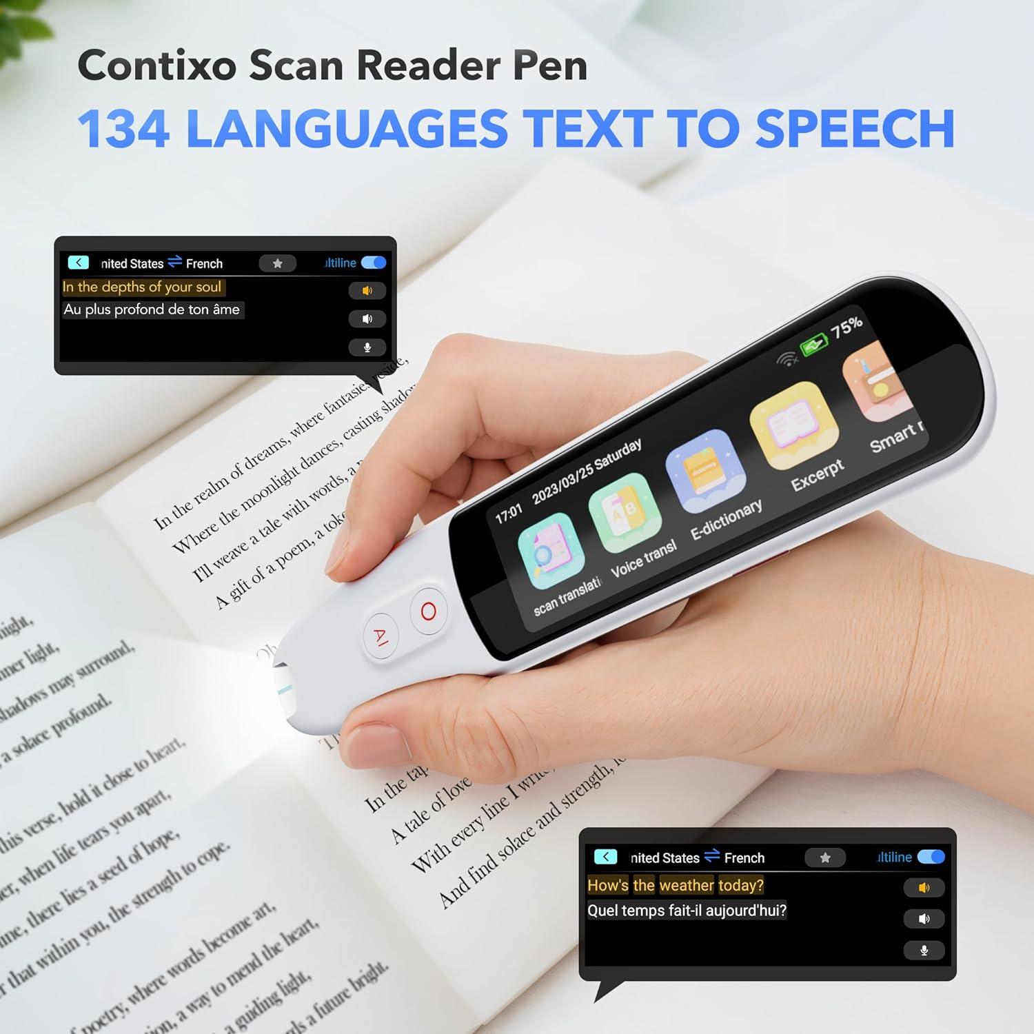Contixo P2 Smart Scanning Translator Pen