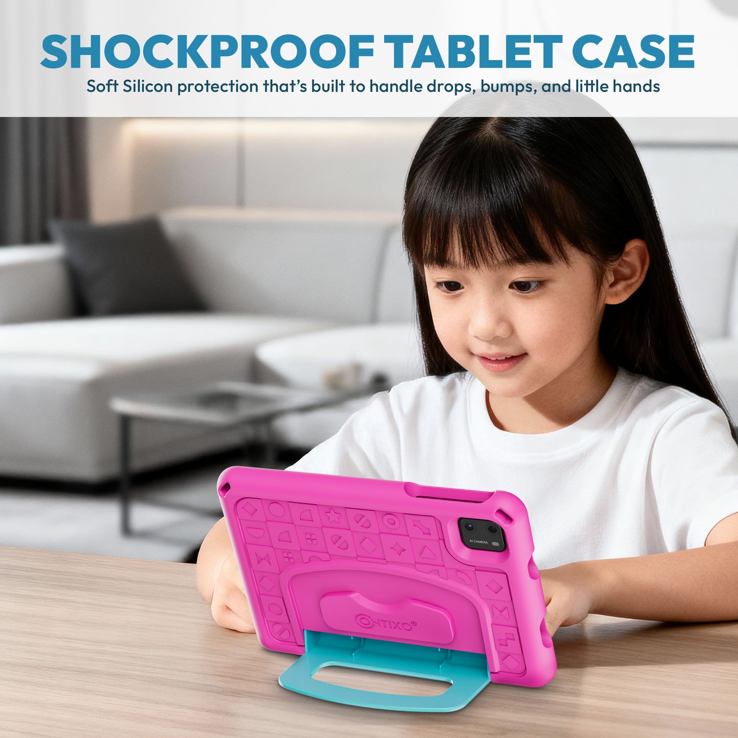 Contixo A7 | 7" Kids Tablet, 2026 Model, Epic! and Lingokids, 32GB