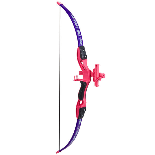 Contixo Kids Bow and Arrow Archery Set - Outdoor Toy, Safe Suction Cup Arrows, Ages 6-13 - Pink