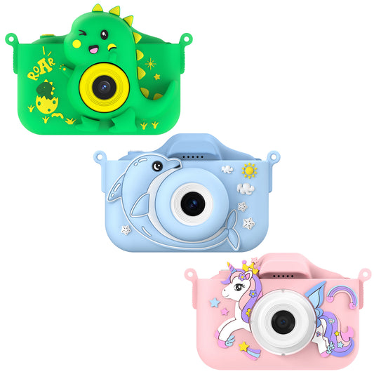 Contixo Kids Digital Camera - 1080p HD, Dual Lens, Selfies, Games, 32GB S
