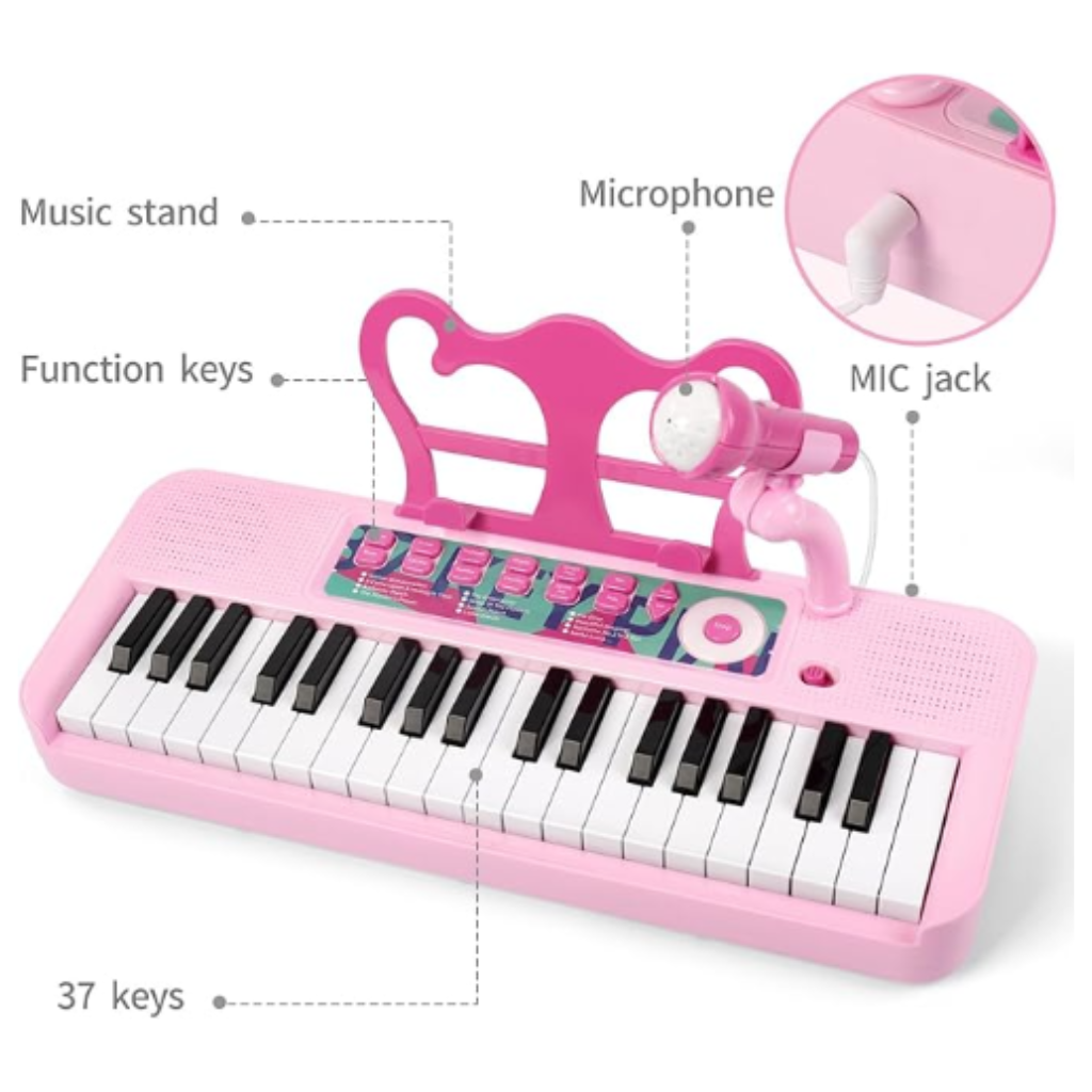 Contixo Kids Keyboard Piano 37 Keys, Speakers, Microphone Included