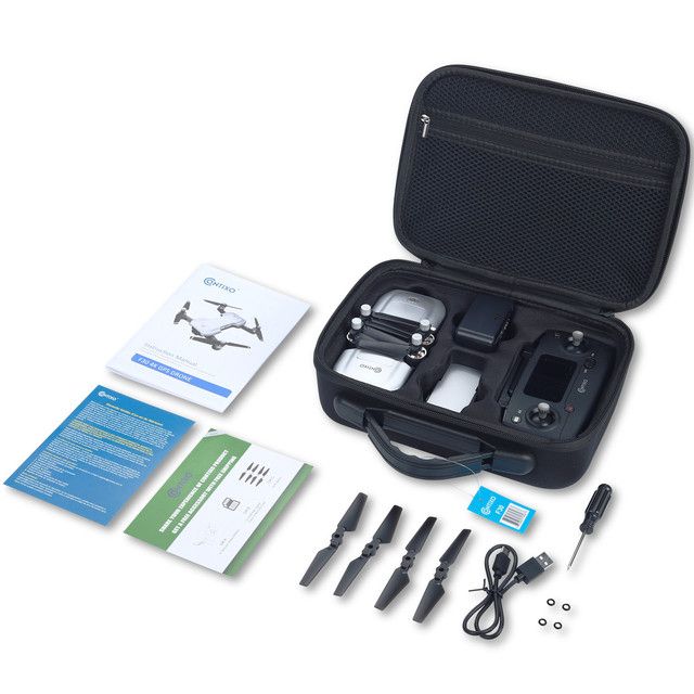 Contixo F30 GPS 4K Drone with UHD Camera, Brushless Motor, Follow Me, 2 Batteries & Carrying Case - Foldable FPV Quadcopter for Kids & Adults