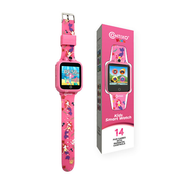 Contixo Smart Watch for Kids with Educational Games, HD Touch Screen, Camera, and MP3 Music Player