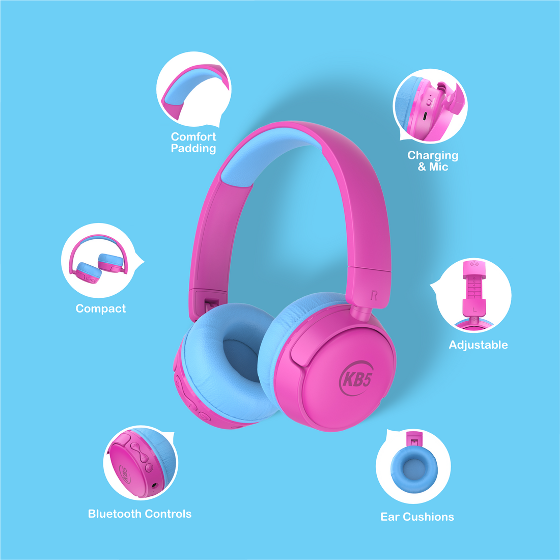 Contixo KB5 Kids Headphones: Safe, Sound, and Stylish Listening for Young Ears