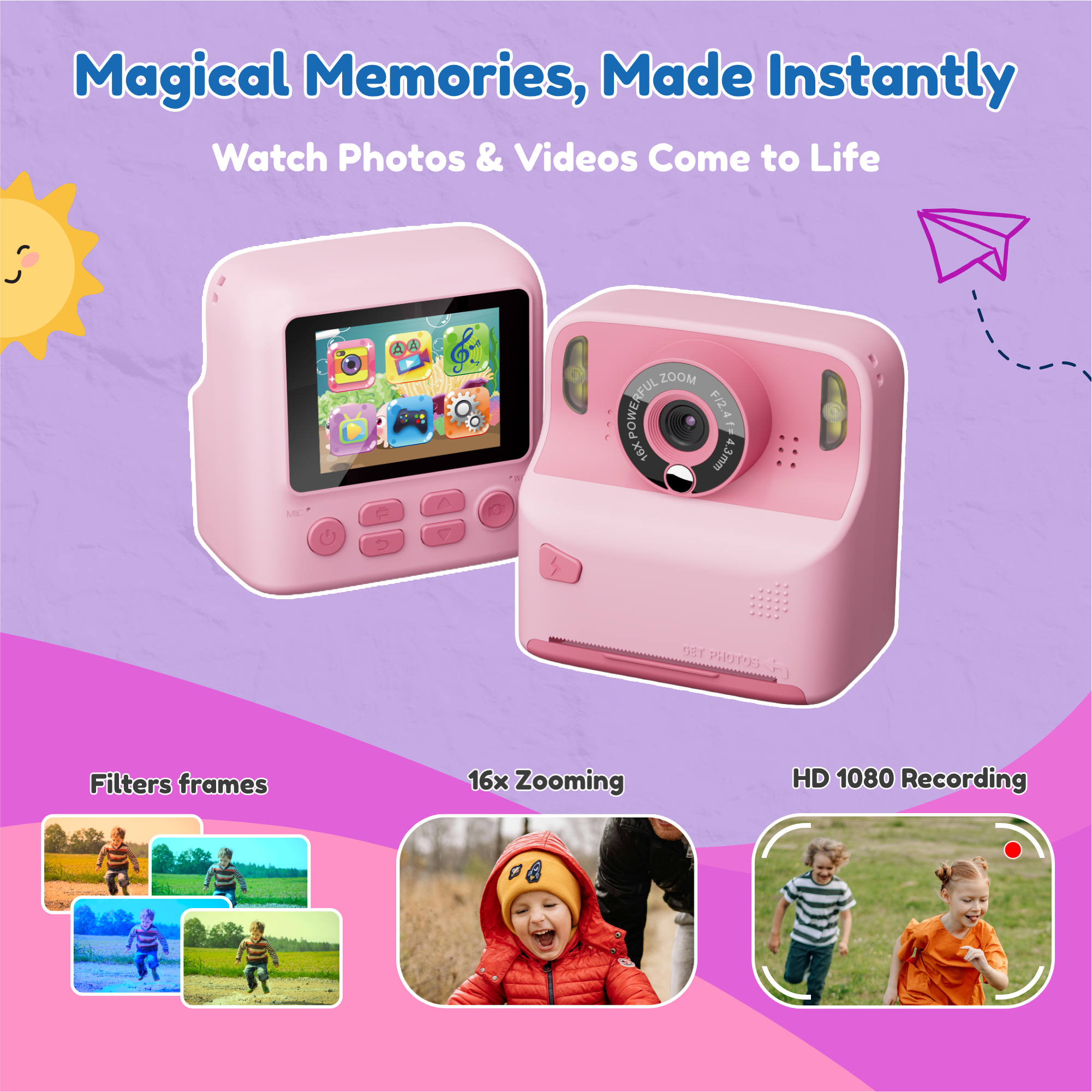 Contixo Instant Print Kids Toy Camera: Capturing Childhood Magic in a Snap