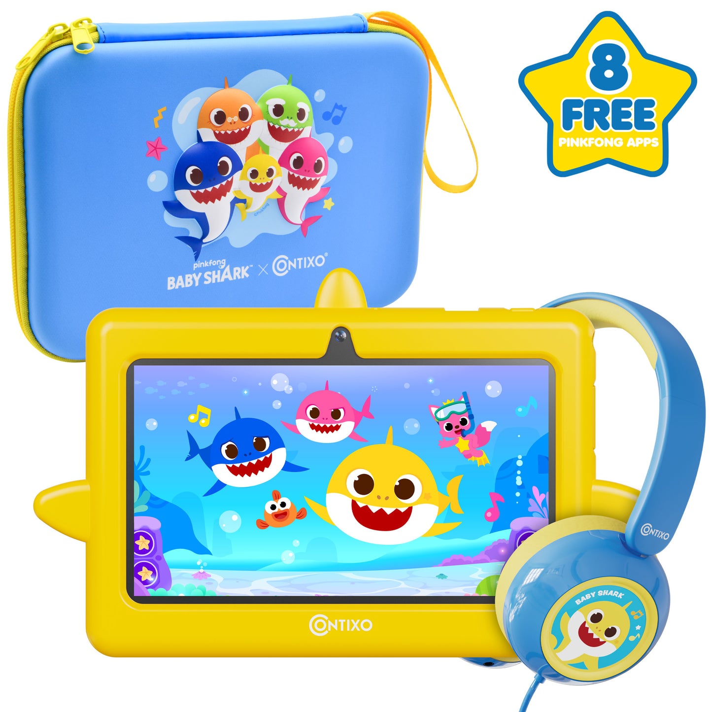 Pinkfong Baby Shark Kids Tablet Bundle
