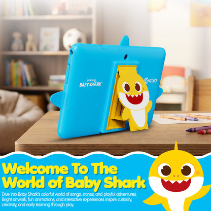 Pinkfong Baby Shark A8 7” Kids Tablet by Contixo | Android 16, 32GB
