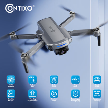 Contixo F28 Pro Foldable Drone with 4K FHD Camera and Carrying Case