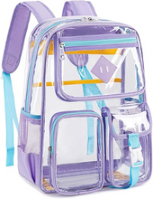 Contixo Clear Backpack - Trendy PVC Transparent Bookbag for Girls