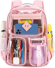 Contixo Clear Backpack - Trendy PVC Transparent Bookbag for Girls