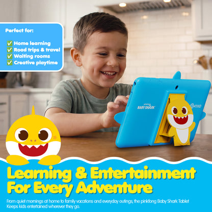 Pinkfong Baby Shark A8 7” Kids Tablet by Contixo | Android 16, 32GB