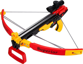 Contixo Crossbow & Arrow Toy Set - Infrared, 3 Suction Arrows, Target