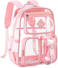 Contixo Clear Backpack - Trendy PVC Transparent Bookbag for Girls