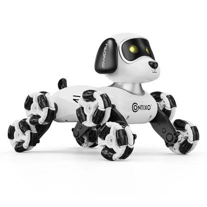 Contixo RC6 NeoPaw 8-Wheel RC Robot Dog with 360° Drifting & LED Lights