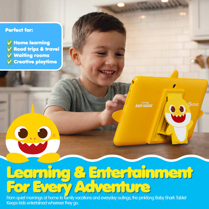 Pinkfong Baby Shark A8 7” Kids Tablet by Contixo | Android 16, 32GB