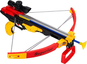 Contixo Crossbow & Arrow Toy Set - Infrared, 3 Suction Arrows, Target