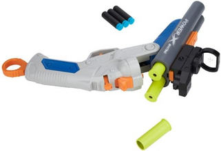 Contixo Double Barrel Foam Dart Blaster - Safe Toy with Shell Ejection