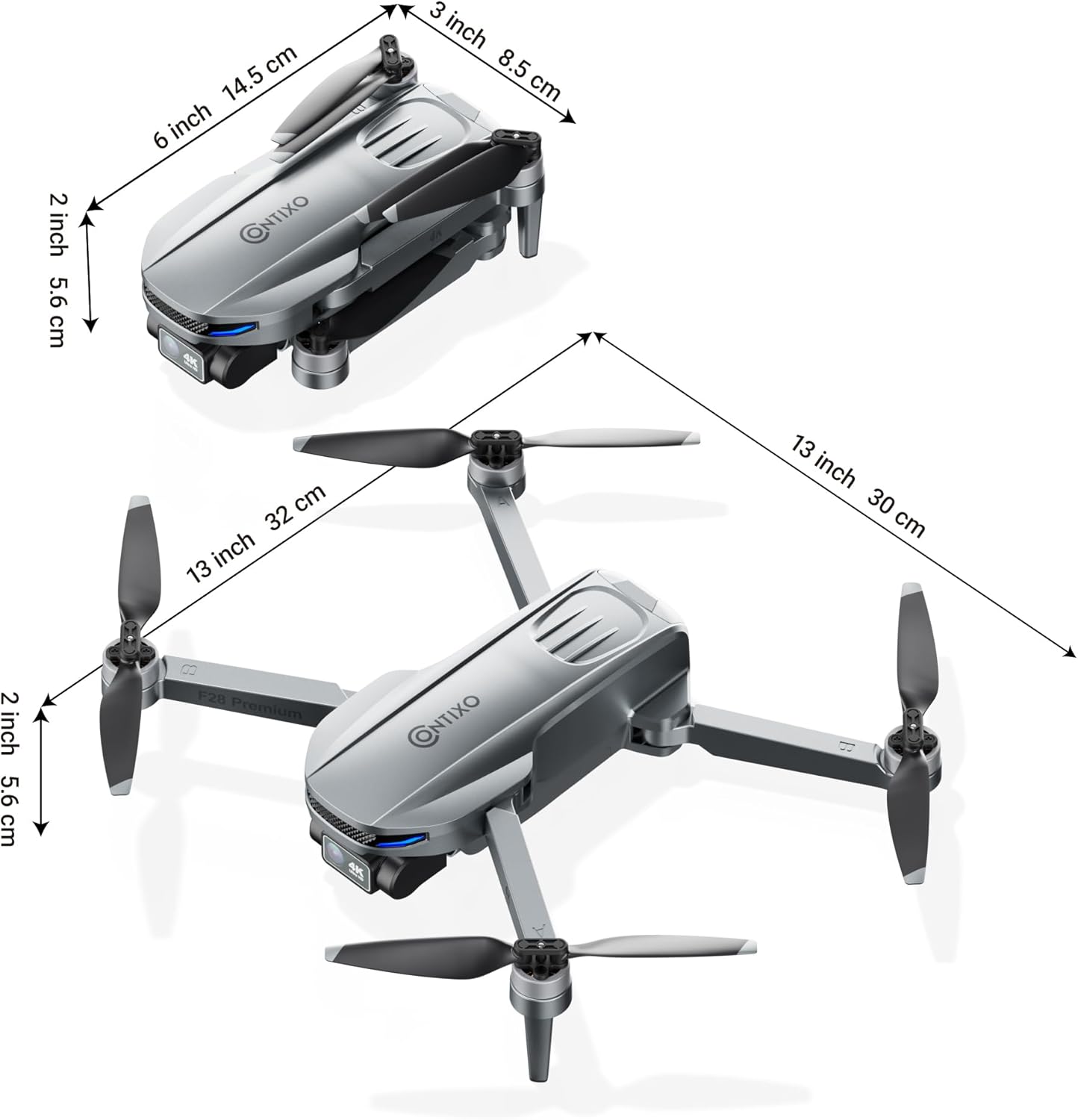 F28 Premium 2-axis Gimbal Drone
