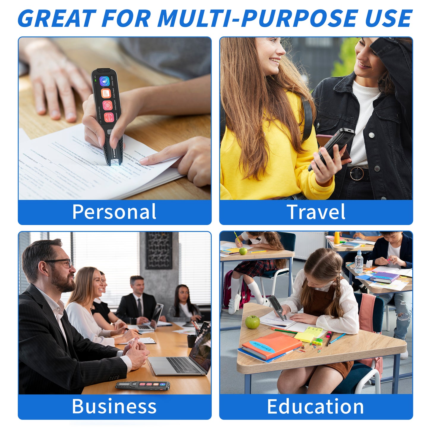 Contixo P1 Smart Scanning Translator Pen