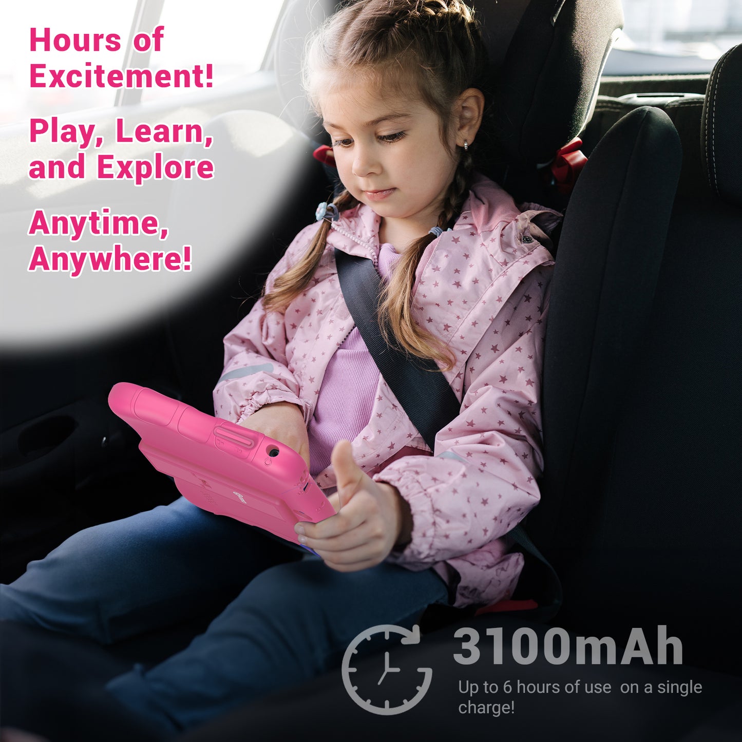 Contixo V9 Kids HD 7" Tablet - 50 Disney eBooks & Kickstand Included