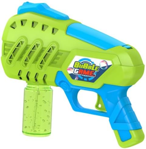 Contixo Bubble Blaster with Refill Solution - Kids Outdoor Fun Toy, Safe & Durable