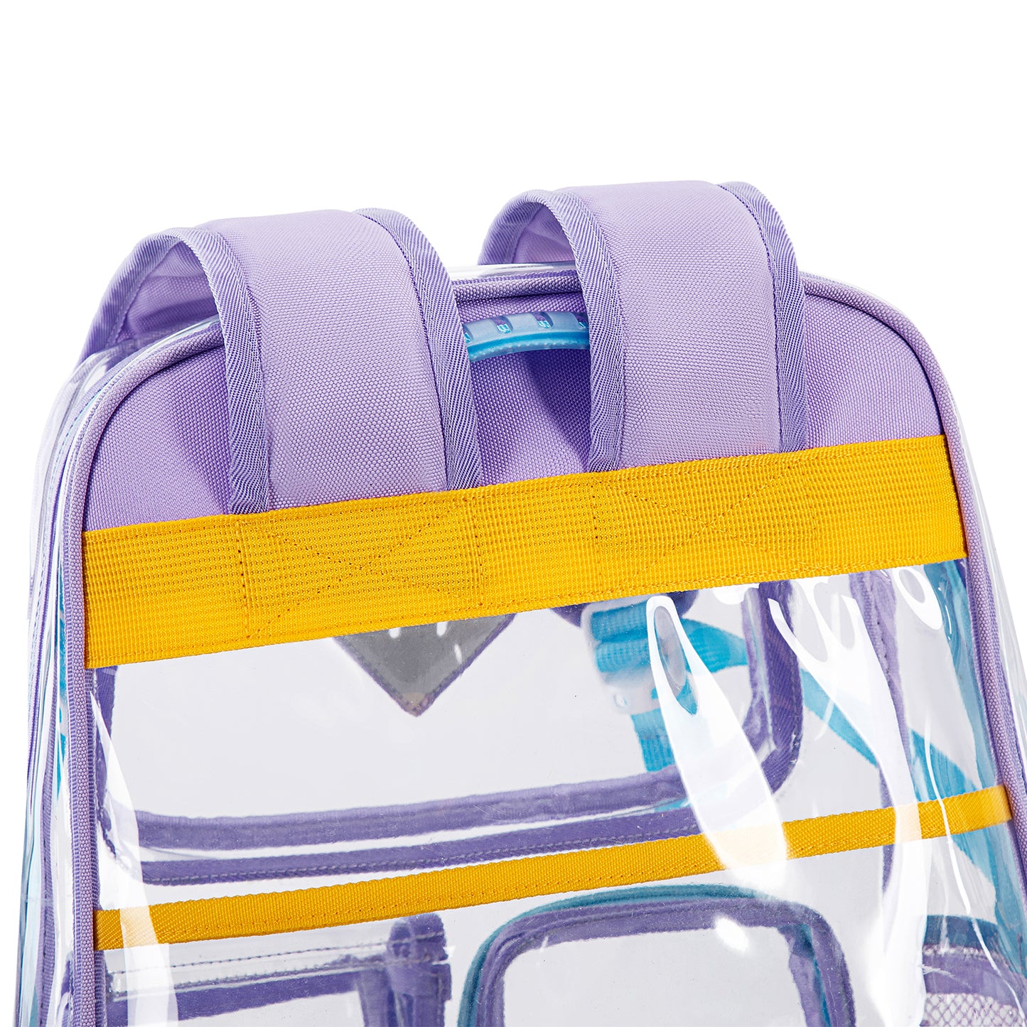 Contixo Heavy Duty Clear Backpack - PVC Transparent, Stadium Ap