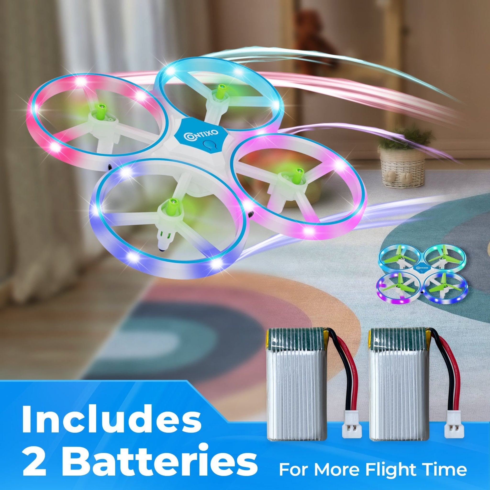 Contixo TD1 Dragonfly Drone with LED Light Effects