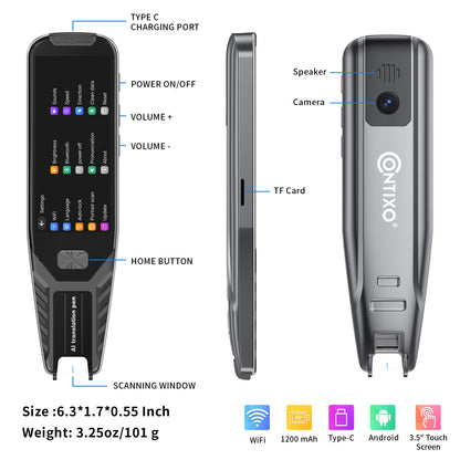 Contixo P1 Smart Scanning Translator Pen