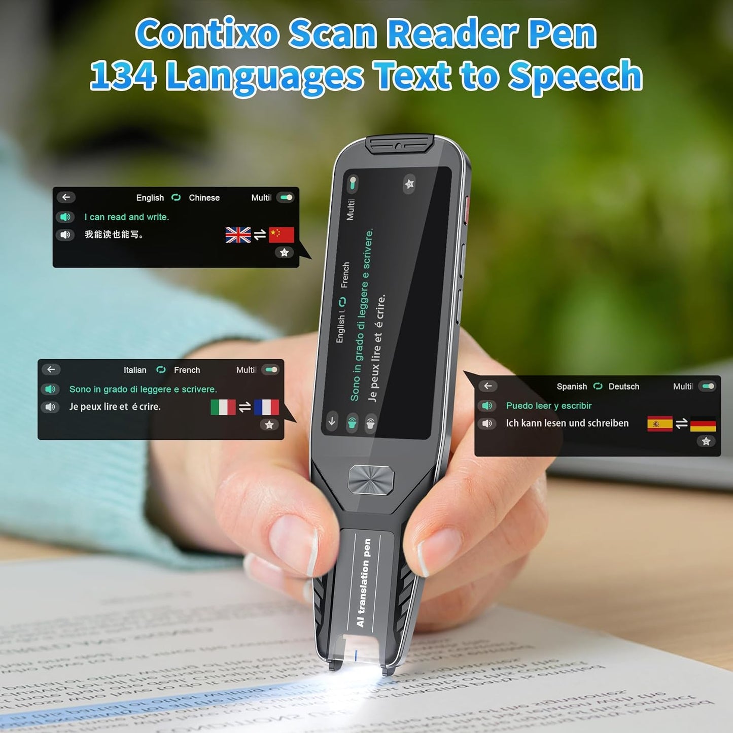 Contixo P1 Smart Scanning Translator Pen