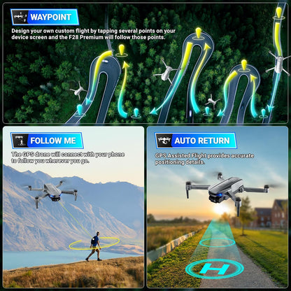 Contixo F28 Premium 2-Axis Gimbal Drone