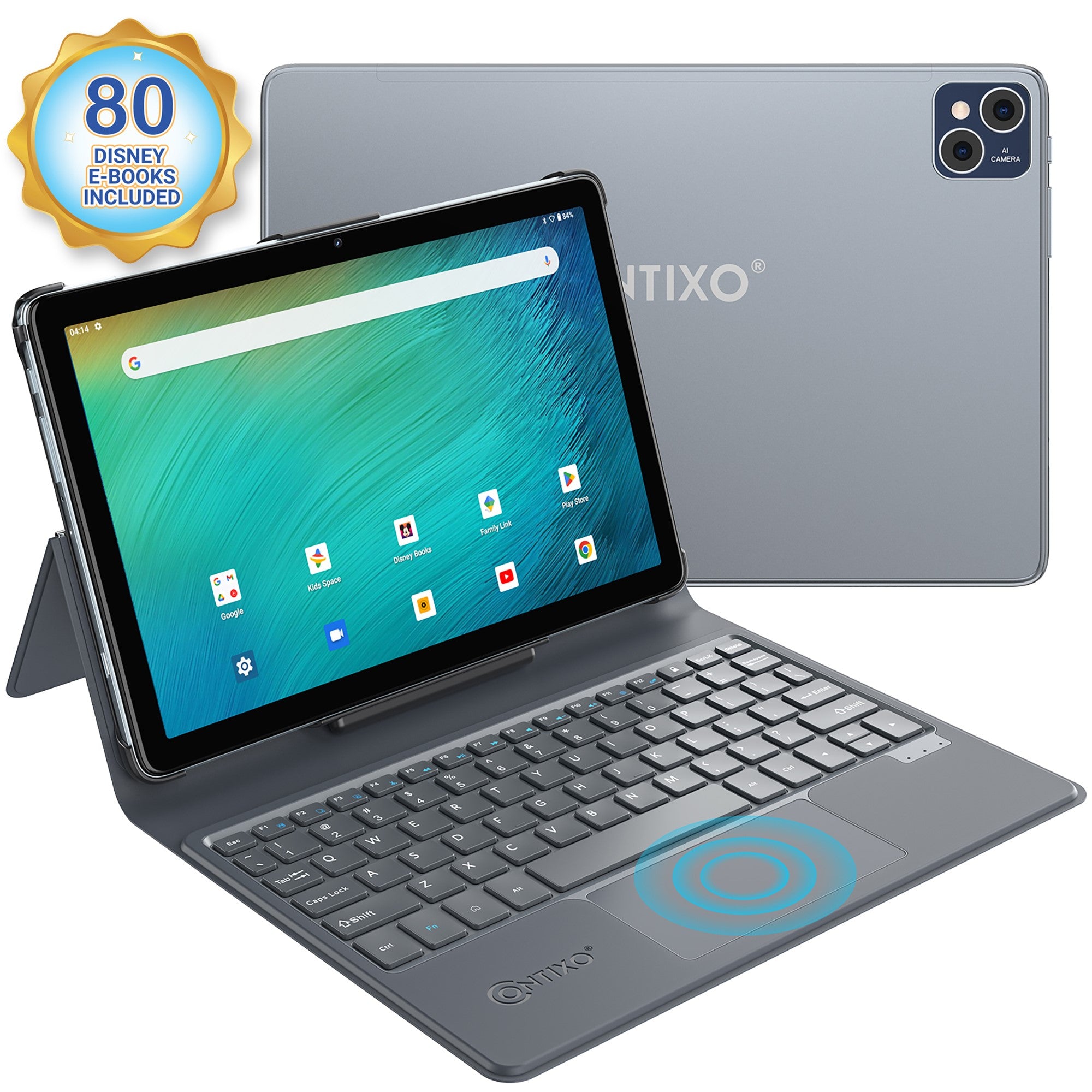 Contixo A1 10" Educational Android Tablet With Docking Keyboard - 128GB