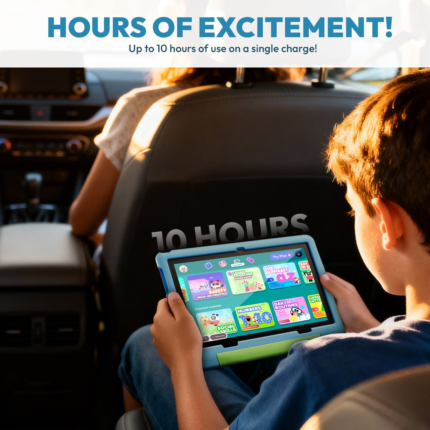 Contixo A10 | 10" Kids Tablet, 2026 Model, Epic! and Lingokids, 64GB