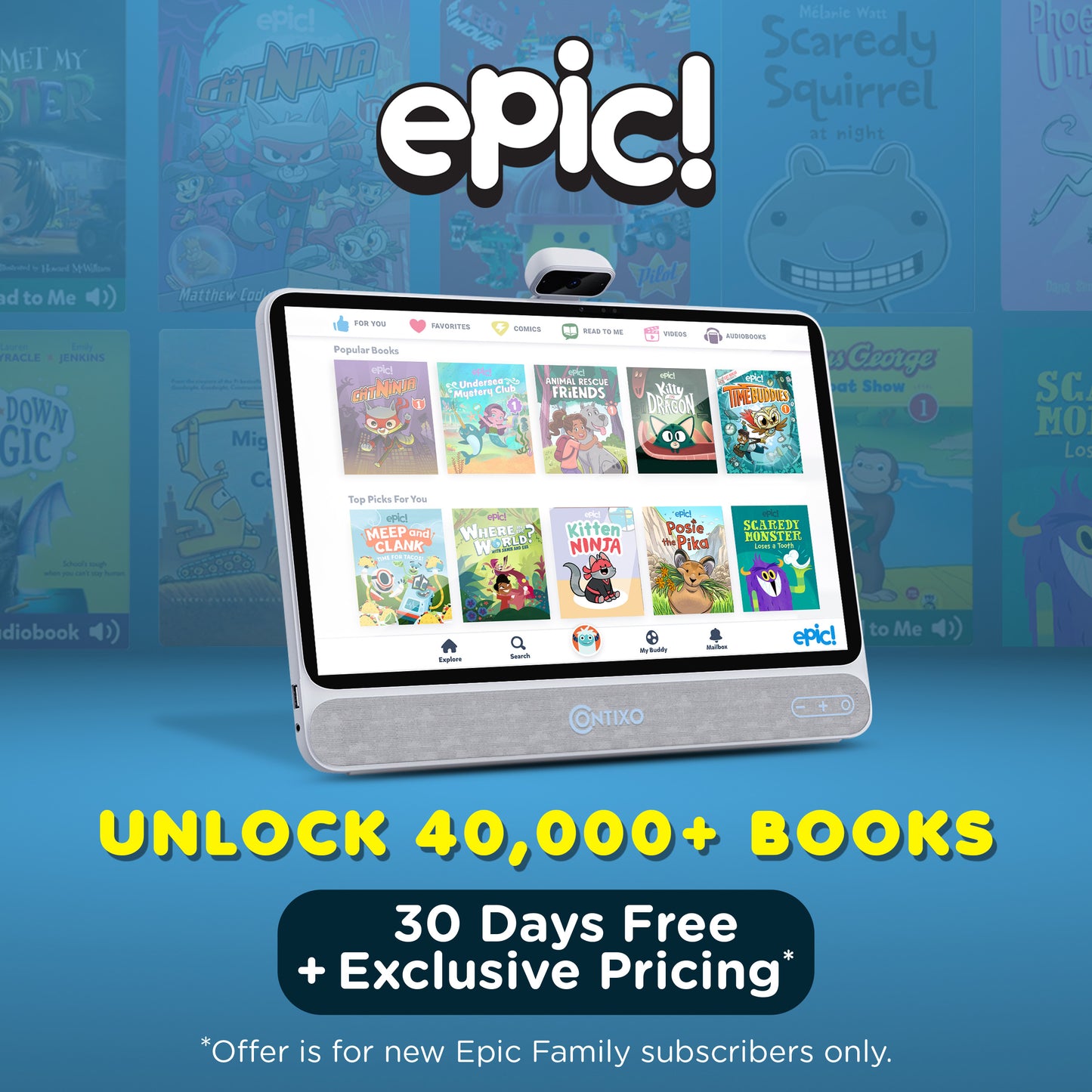 Contixo A3 15.6" Educational Android Tablet With 13MP Camera