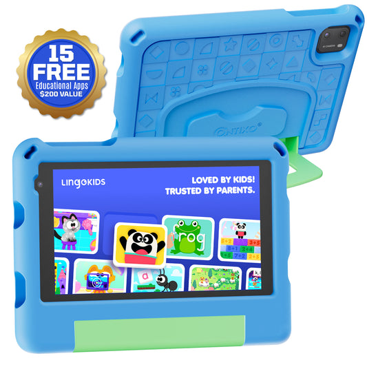 Contixo A7 | 7" Kids Tablet, 2026 Model, Epic! and Lingokids, 32GB