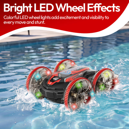 Contixo AV1 Amphibious RC Car | 4WD Remote Control Land & Water Stunt Vehicle