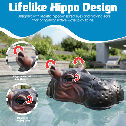 Contixo AV2 RC Hippopotamus Water Boat | Remote Control Spray Pool Toy