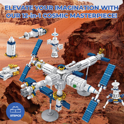 Contixo BK07 Aerospace Series Space Station Building Block Set - 573 PCS
