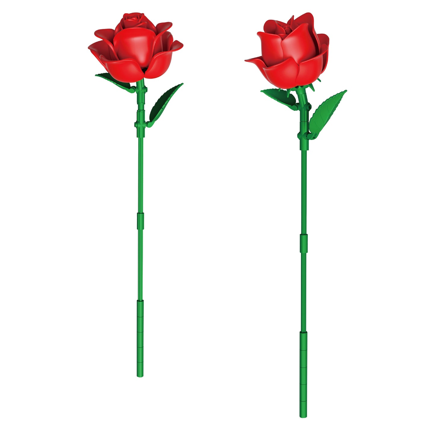 Contixo BK09 Romantic Red Rose Bouquet Building Set - 789 Pieces