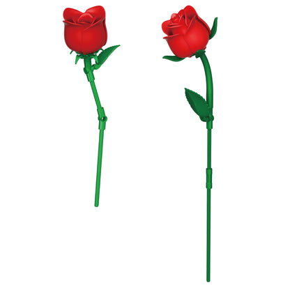 Contixo BK09 Rose Bouquet Set, 789-Piece Red Rose Flower Building Blocks Kit with Adjustable Stems, Romantic Gift & Home Décor for Ages 8+