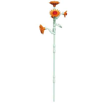 Contixo Flower Bouquet Building Set BK10, 360-Piece Floral Brick Kit with Adjustable Stems, DIY Home Décor Gift for Kids, Teens & Adults Ages 8+