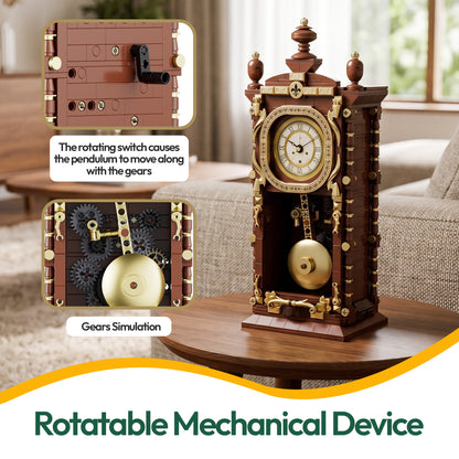 Contixo BK12 Retro Pendulum Building Block Set | 751 Pieces | Vintage Display Model for Kids & Adults