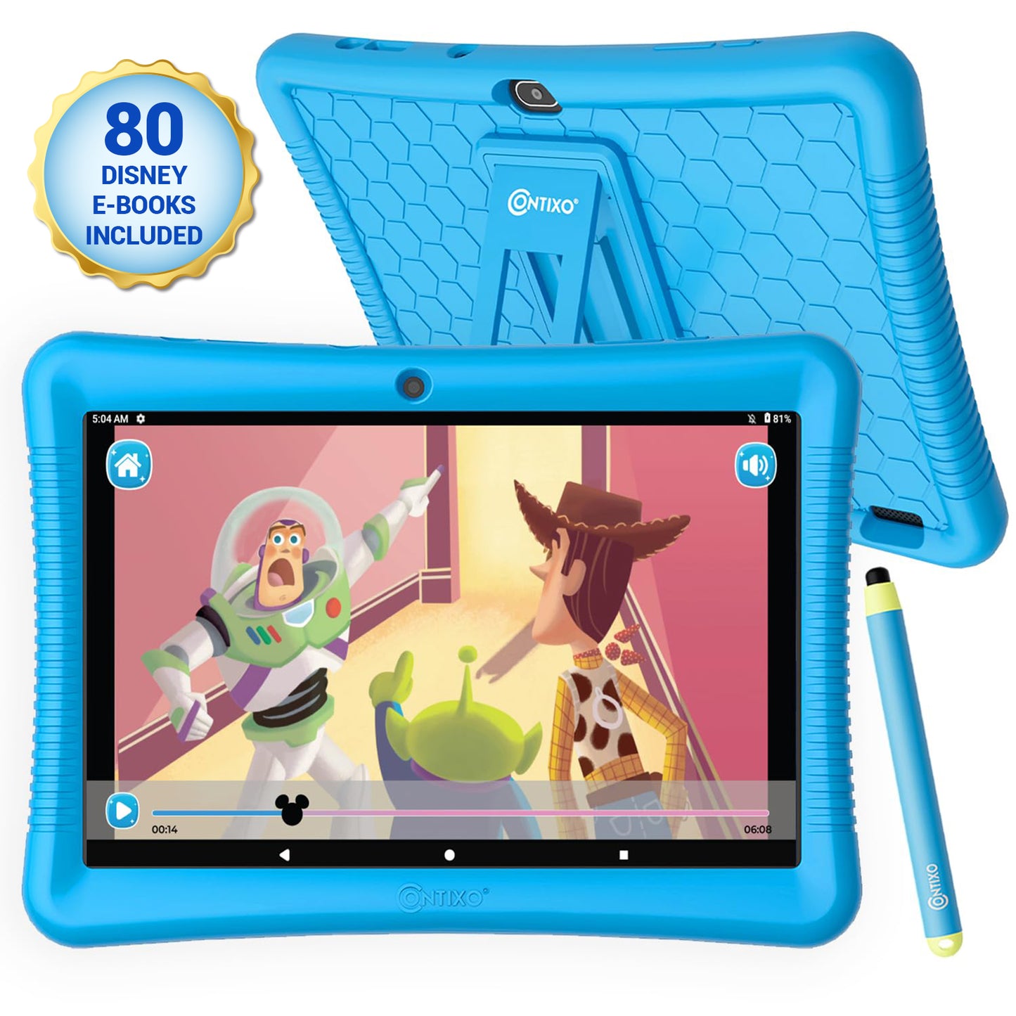 Contixo K102 10" Kids Tablet Featuring Disney E-Books