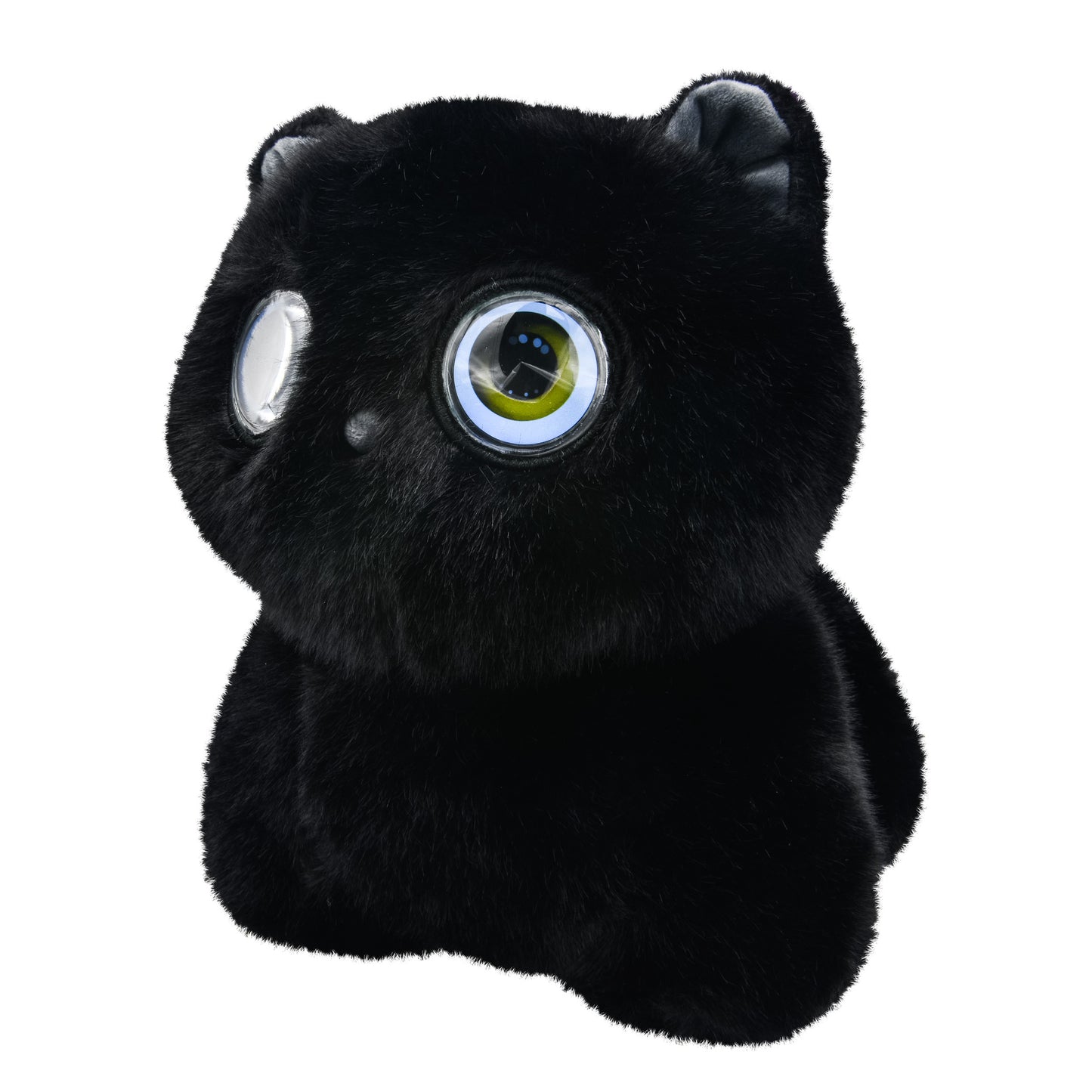 Contixo Pixie-Paw Smart Interactive Plush AI Cat – Powered by ChatGPT AI, Voice & Touch Responsive, Expressive Screen Eyes, Head Petting & Tail Wagging AI Companion Stuffed Animal for Kids