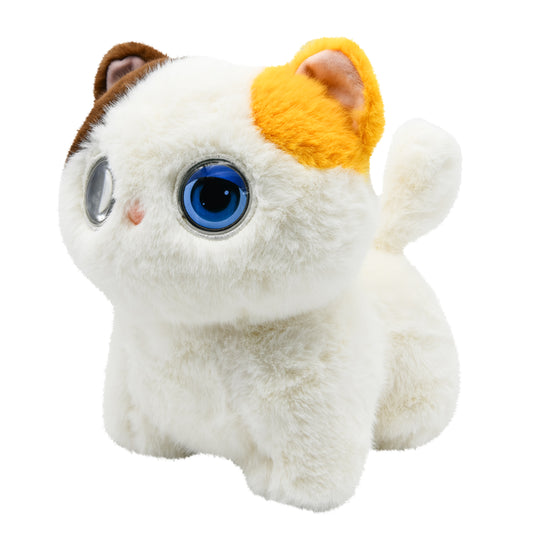 Contixo AI Pixie-Paw Smart Interactive Plush Cat – Voice-Responsive, Touch-Activated, Expressive Eyes, AI Companion Stuffed Animal for Kids & Pet Lovers