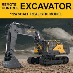 Contixo CV2 Remote Control RC Construction Excavator Toy for Kids