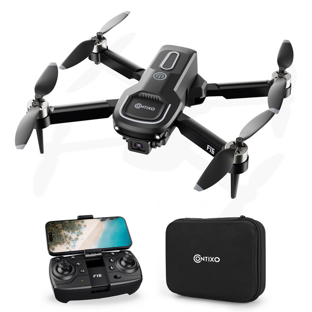 Contixo Arctic F16 FPV Stunt Drone Includes 1 Battery for Beginners 2024 Model