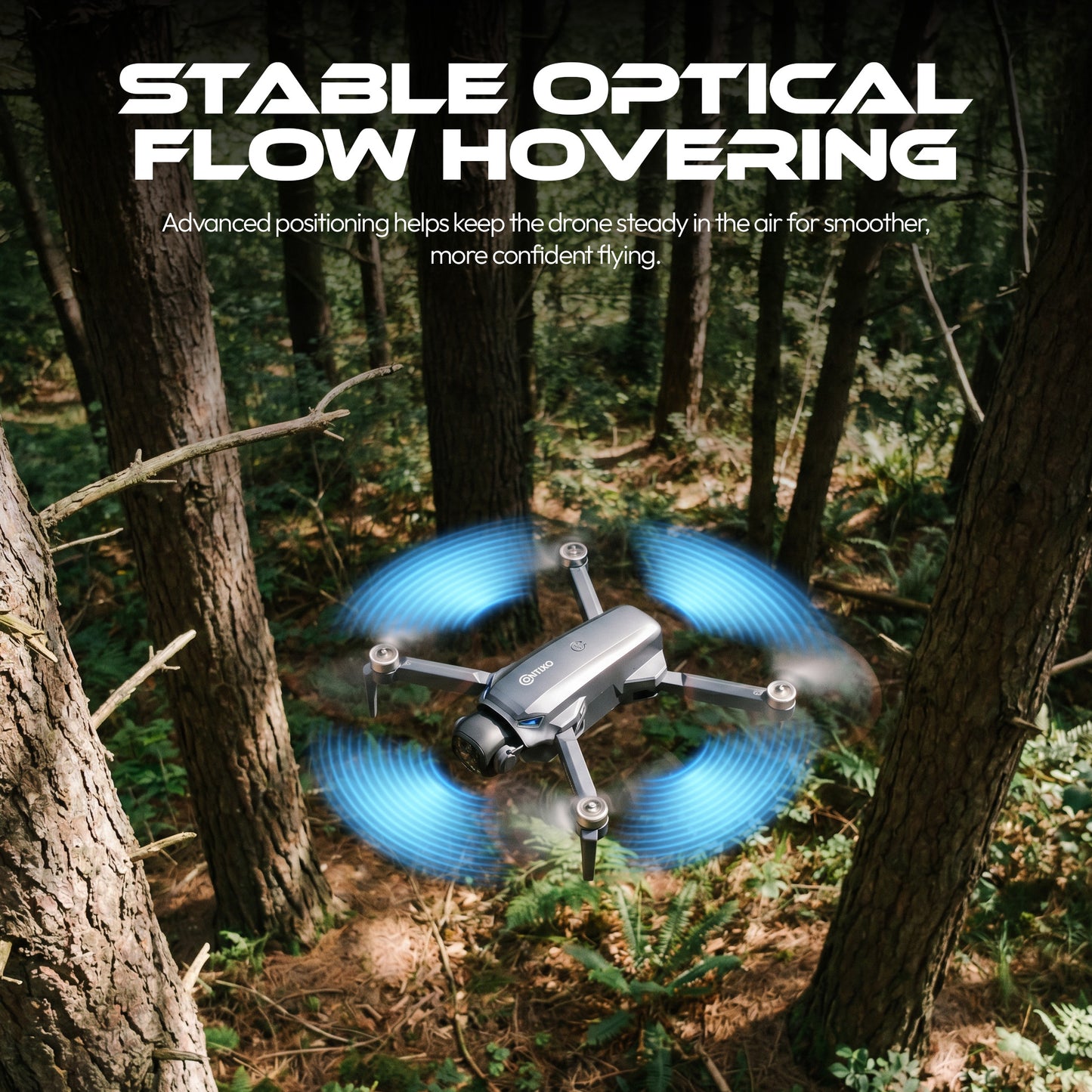 Contixo F26 Volant FPV Drone, Brushless Camera Drone with 4.3” Screen Controller