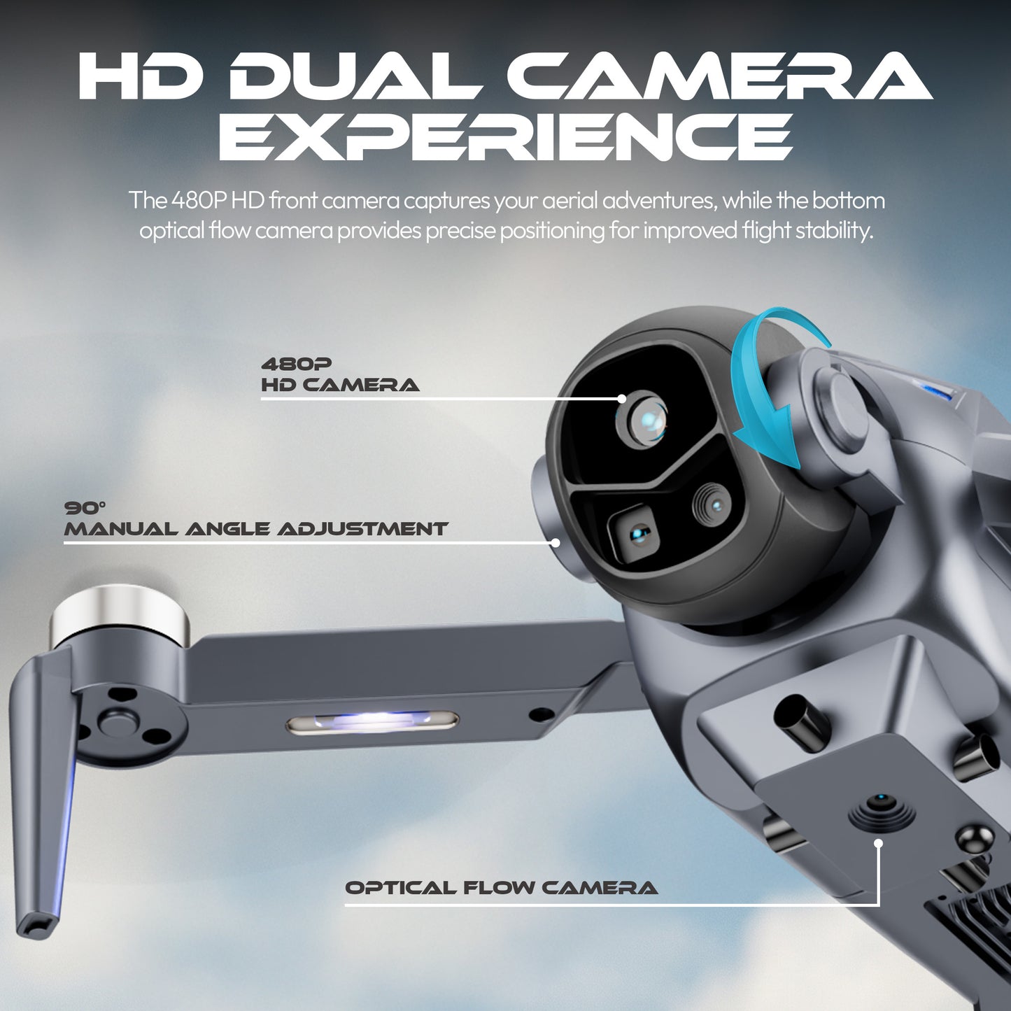 Contixo F26 Volant FPV Drone, Brushless Camera Drone with 4.3” Screen Controller