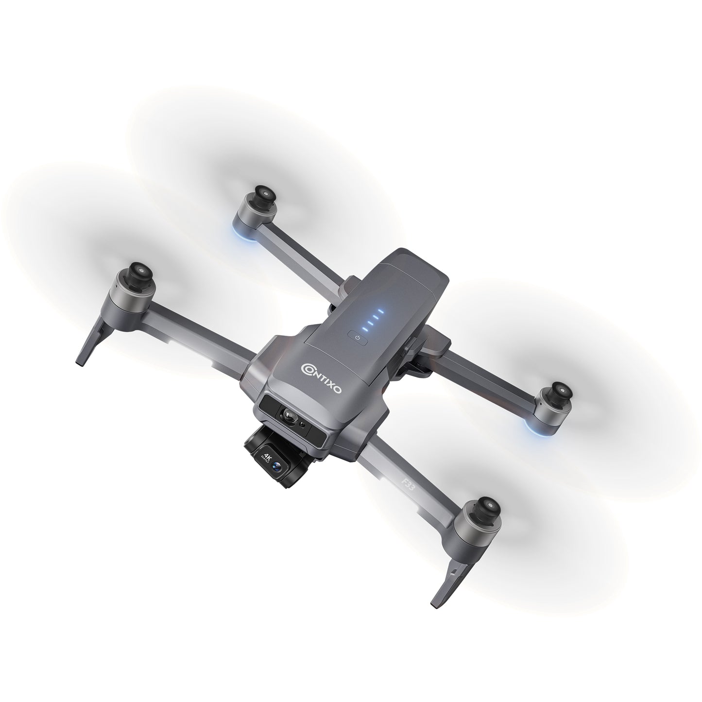 Contixo F33 Vortex - Professional 4K UHD GPS Drone - 42 Min Flight, Brushless Motors, Advanced Smart Modes