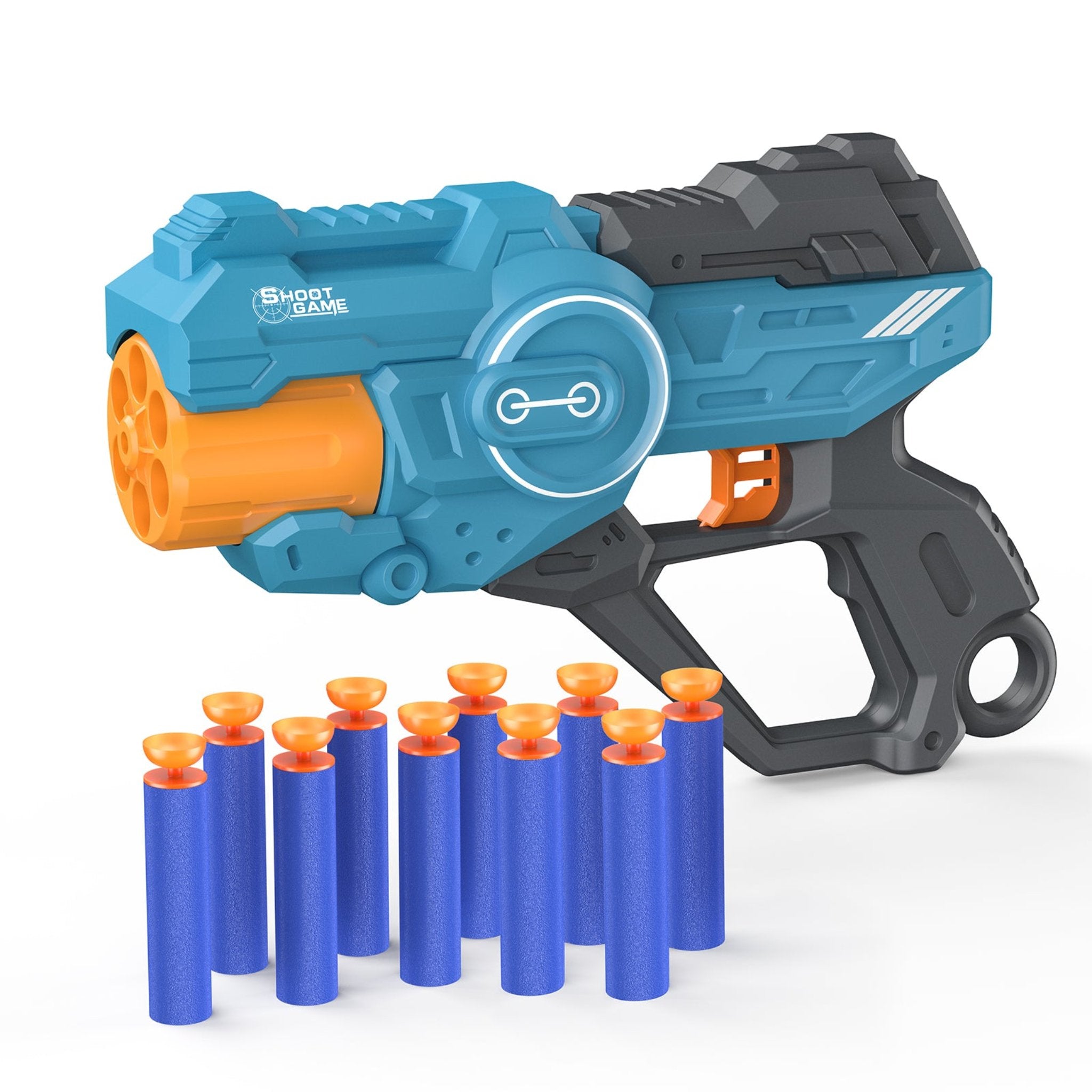 Contixo Dart Blaster Toy Gun for Kids - Soft Foam Darts, Indoor Outdoor Play